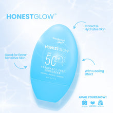 Load image into Gallery viewer, Transformed Skin - Honest Glow Fragrance Free Sunscreen SPF 50 PA+++ 50g