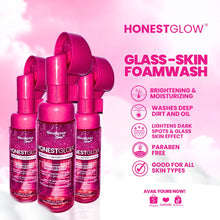 Load image into Gallery viewer, Transformed Skin - Honest Glow Glass Skin Foam Wash 60ml