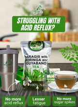 Load image into Gallery viewer, PARAGIS With Moringa and Guyabano Tea 20 sachets
