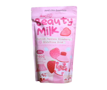 Load image into Gallery viewer, Beauty Milk Premium Japanese Strawberry Glutathione Drink 10 sachet