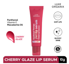 Load image into Gallery viewer, LUXE ORGANIX Panthenol 24HR Lip Serum Tinted Lip Essence Cherry Glaze 10G