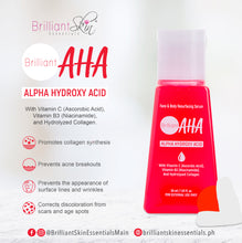 Load image into Gallery viewer, Brilliant Skin Essentials AHA ( Face and Body Serum ) 30ml