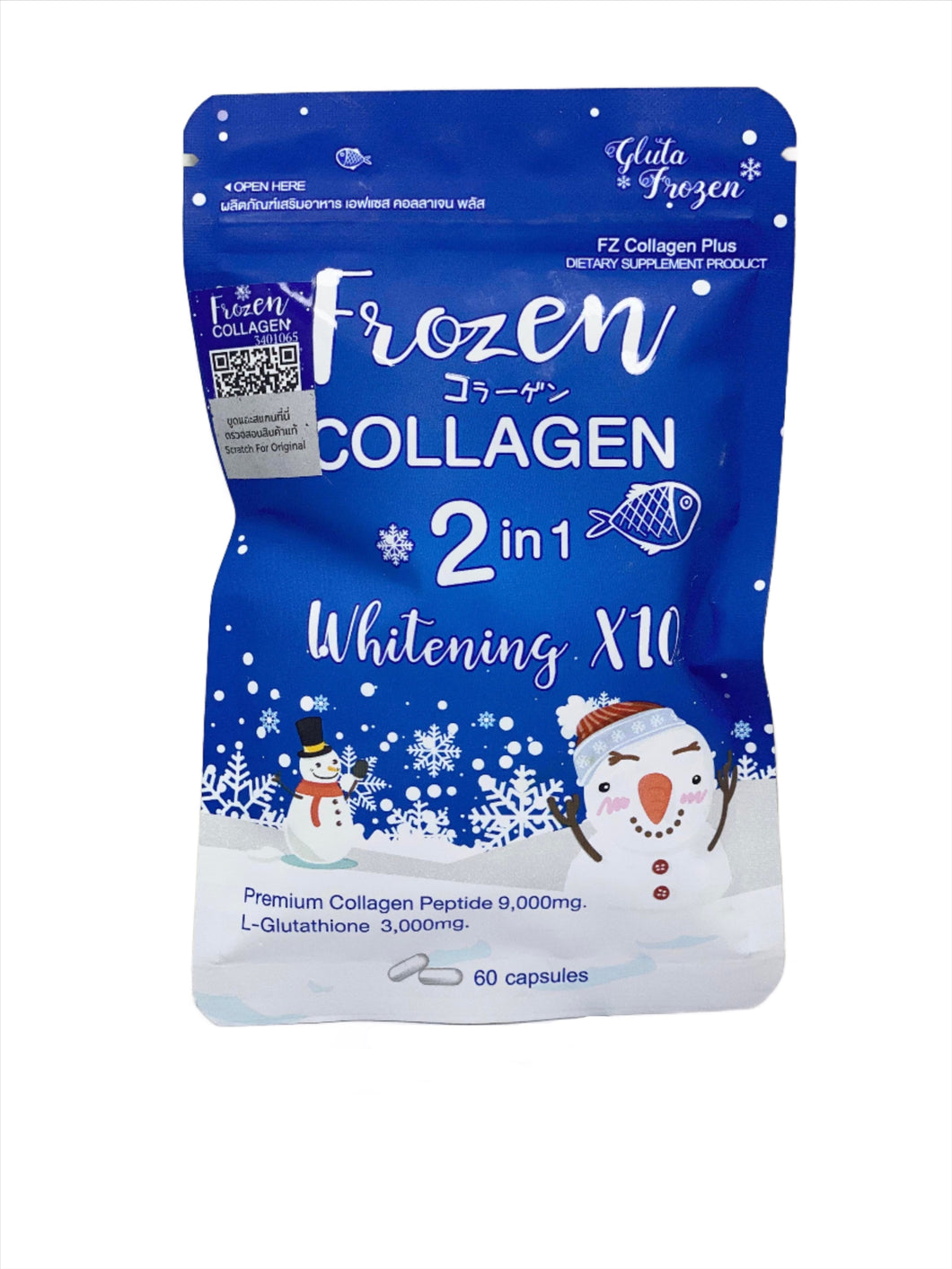 Frozen Collagen 10x Whitening 60 capsules (💯 Authentic Thailand)