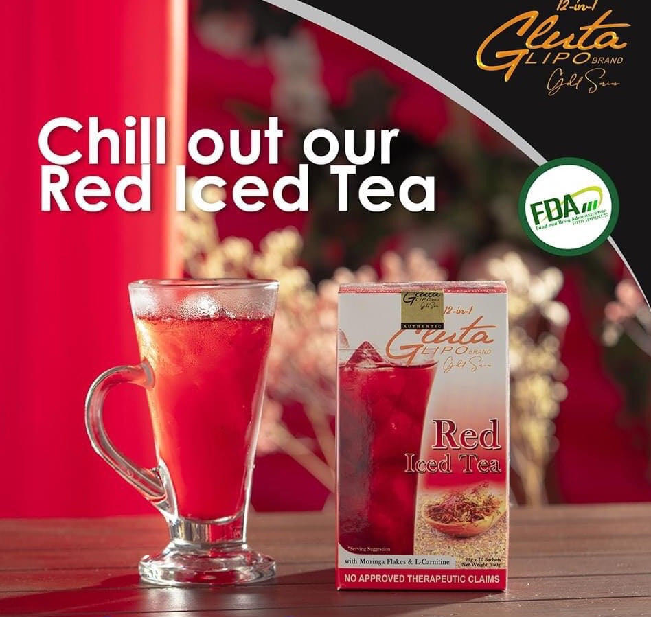 Glutalipo Red Ice Tea 10 Sachet