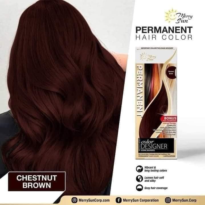 Merry Sun Permanent Hair Color - Chestnut Brown