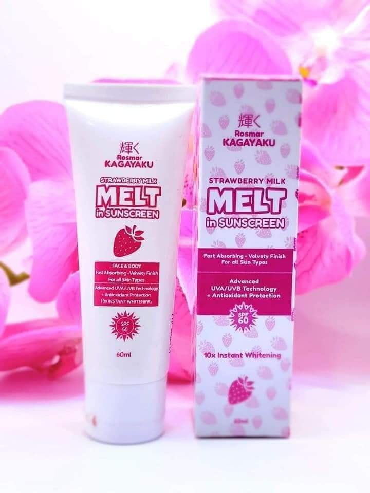 Rosmar Kagayaku Strawberry Milk MELT in Sunscreen 60ml