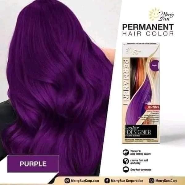 Merry Sun Permanent Hair Color - Purple