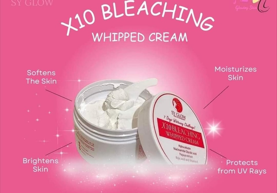 SY GLOW X70 Bleaching Whipped Cream 5個 SY GLOW 10X Bleaching Whipped Cream - 250ml – Pinoyhyper