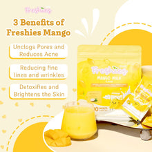 Load image into Gallery viewer, Freshies by JujuGlow - Mango Milk 10 sachets
