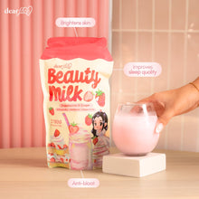 Load image into Gallery viewer, Beauty Milk Strawberries and Cream - 10 sachets
