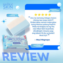 Load image into Gallery viewer, Hikari Skin Essentials - Ultra Bright Miracle Soap 5 Bars (75x5)
