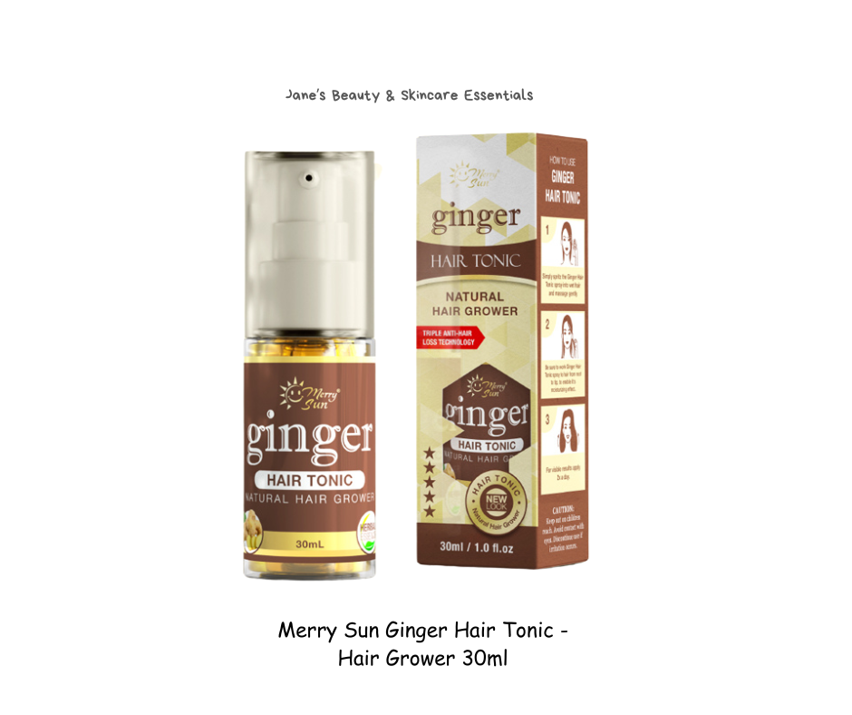 MerrySun Ginger Tonic - Natural Hair Grower (30ml)