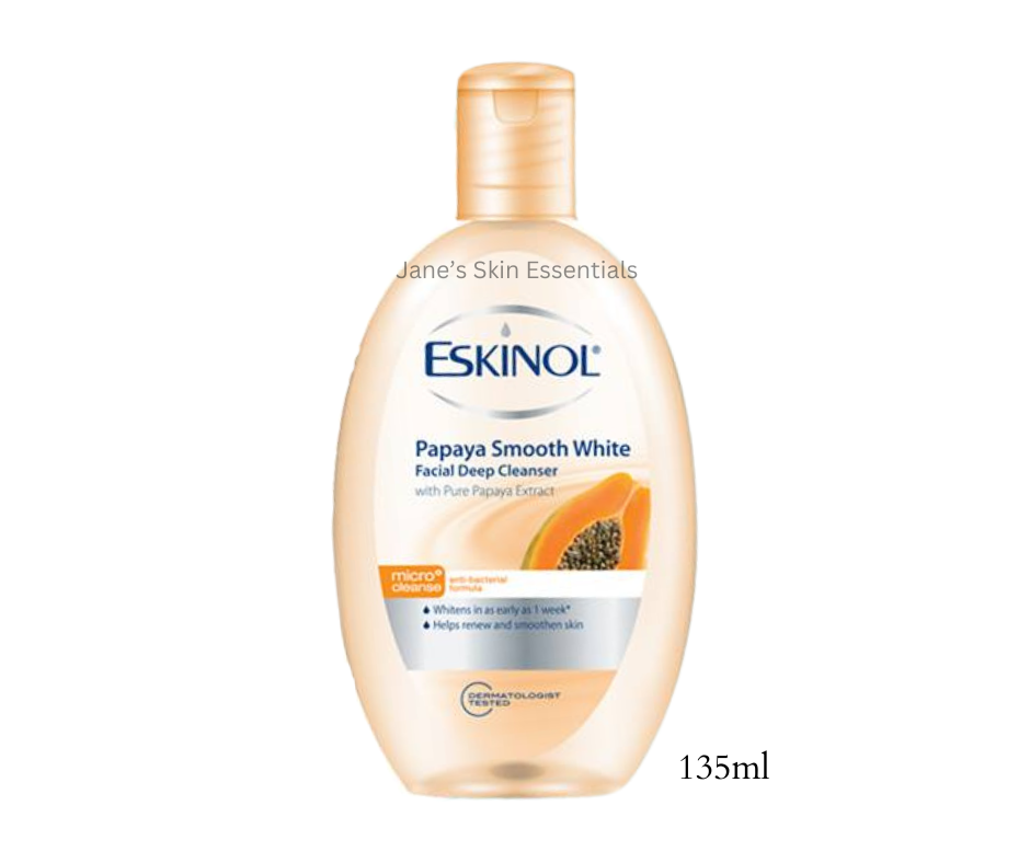 ESKINOL Facial Cleanser Papaya Smooth White 135ml -