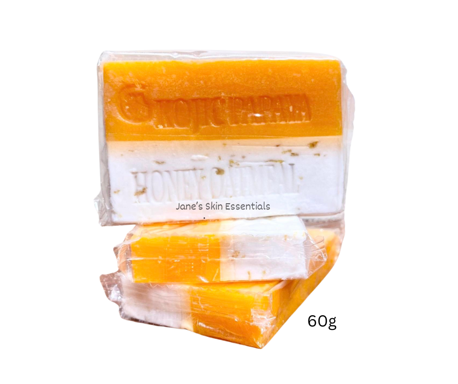 G21 Duo Soap Kojic Papaya + Honey Oatmeal Soap Mini Size 60g