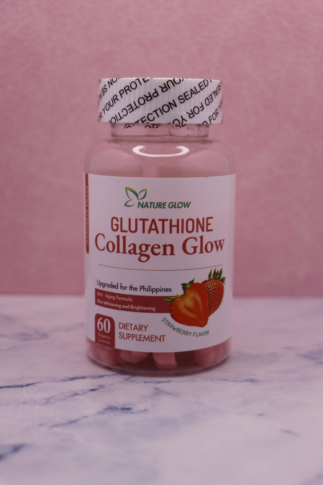 Nature Glow - Gluta Collagen Glow Gummies (60 Gummies) Jane's Skin Essentials Nature Glow - Gluta Collagen Glow Gummies (60 Gummies) Jane's Skin Essentials
