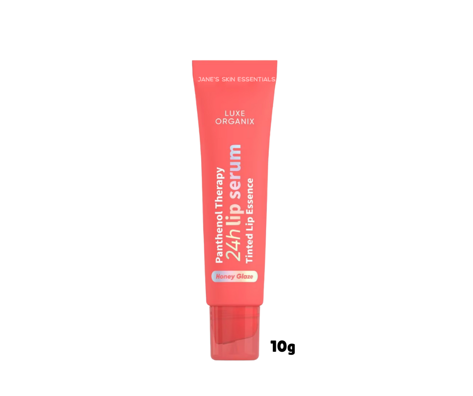 LUXE ORGANIX Panthenol Therapy 24H Lip Serum Tinted Lip Essence Honey Glaze 10G