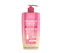 Load image into Gallery viewer, Luxe Organix Niacinamide + Arbutin Body wash 1000ml
