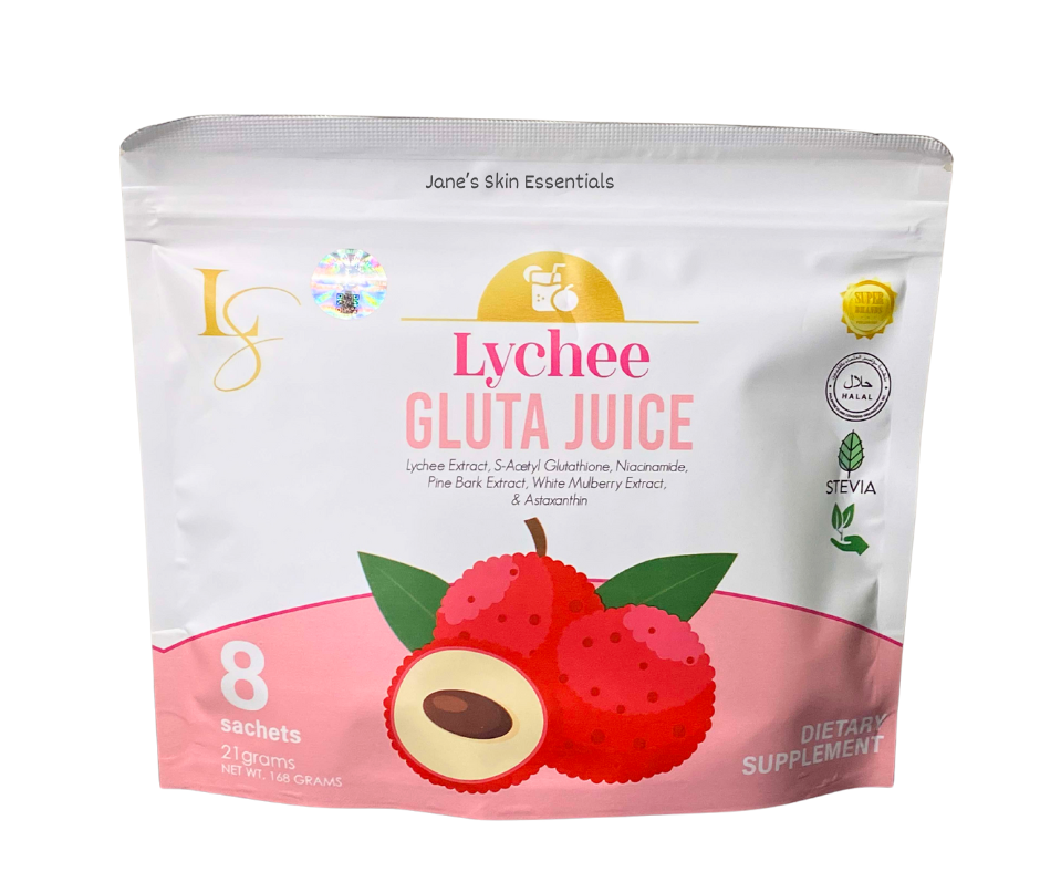 Luxe Slim Lychee Gluta Juice - 8 sachet