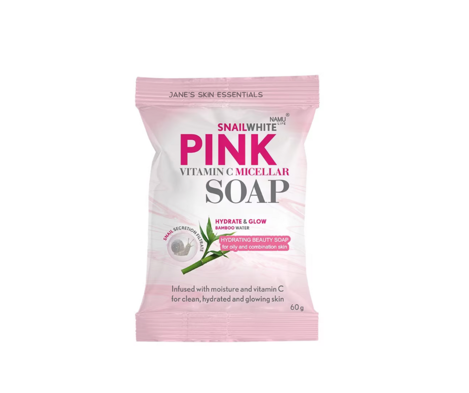 SNAILWHITE Pink Vitamin C Micellar Soap 60g