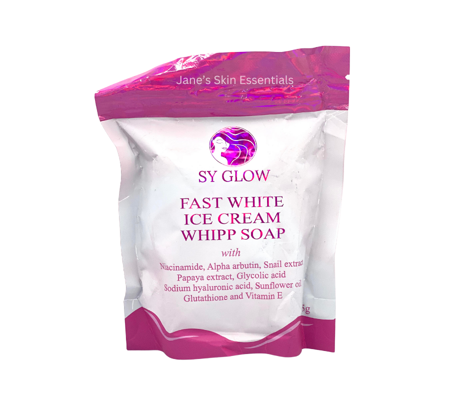 SY GLOW Fast White Ice Cream Whipp Soap 125g