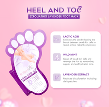 Load image into Gallery viewer, Brilliant Skin Essentials Heel and Toe Exfoliating Foot Mask
