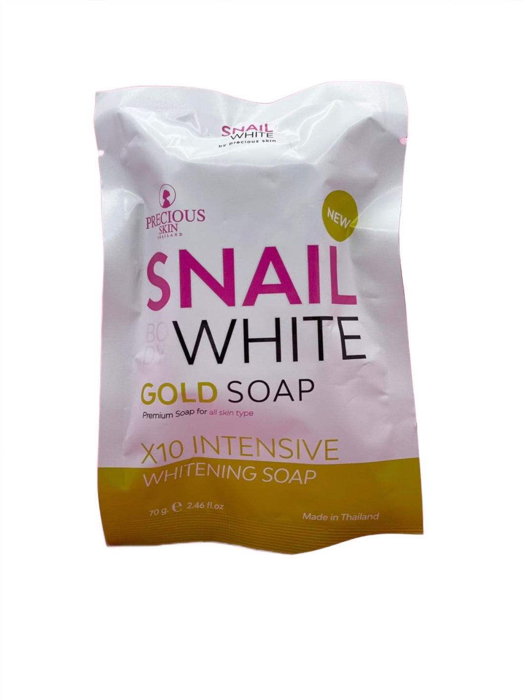 Snail White Gold Soap X10 intensive 80g Authentic Thailand