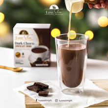 Load image into Gallery viewer, Luxe Slim Dark Choice Chocolate Drink 10 Sachets
