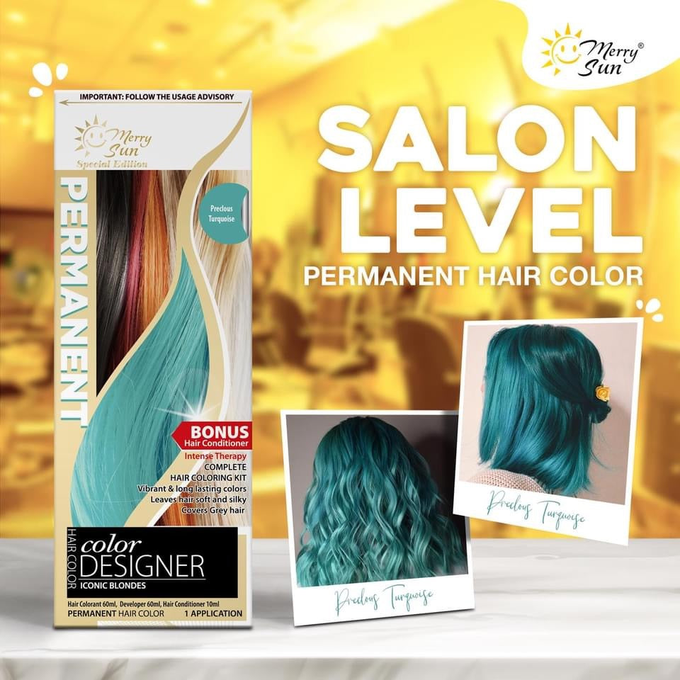 Merry Sun Permanent Hair Color - Turquoise