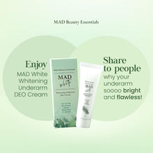 Load image into Gallery viewer, MAD Beauty Essentials Whitening Underarm Deo Cream 30g
