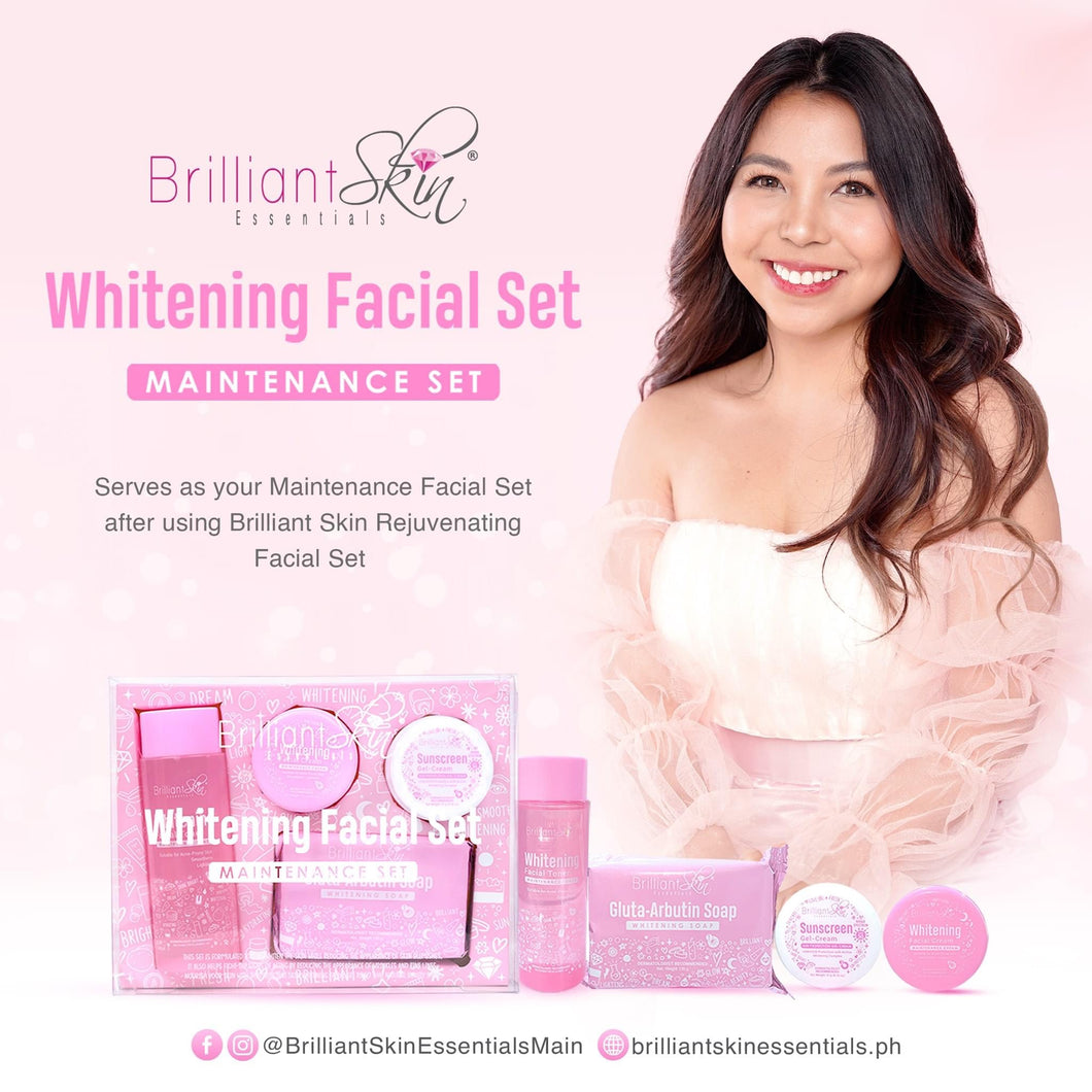 Brilliant Skin Essentials WHITENING FACIAL SET New Packaging